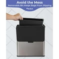 thumbnail image 2 of Sanitary Napkin Disposal Receptacle, Tampon Disposal Bin -Wall Mounted Trash Can for Bathroom with Removable Container for Improved Hygiene. Easy Mount to Any Wall/Partition. Includes No-Drill Option, 2 of 8