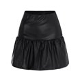 thumbnail image 2 of Vedolay Midi Skirts Women's Short Ruched Dress with Ruffle,Black XXL, 2 of 5