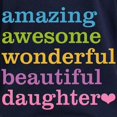 thumbnail image 3 of CafePress - Amazing Daughter Women's Long Sleeve Dark T Shirt - Women's Long Sleeve Graphic Tee Casual Fit, 3 of 4