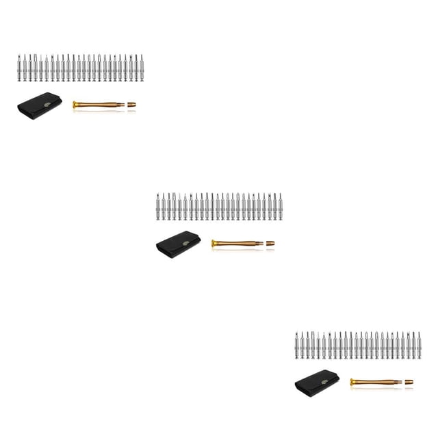 Speravity 25 in 1 Screwdriver Bit Ratcheting Screw Bag Watch Multifunctional Tools Tablet with Leather Handle Eyeglasses DIY Driver with Type1 NO1 Speravity CBP162033