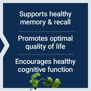 Life Extension Ginkgo Biloba Certified Extract™, 120 mg, helps maintain memory & cognition, gluten-free, non-GMO, vegetarian, 365 capsules