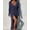 Navy Blue, variant on Women's Ribbed Slim Long Knit Cardigan Sweater Sexy V Neck Button Down Crochet Maxi Dress Trench Coat Blue 2XL