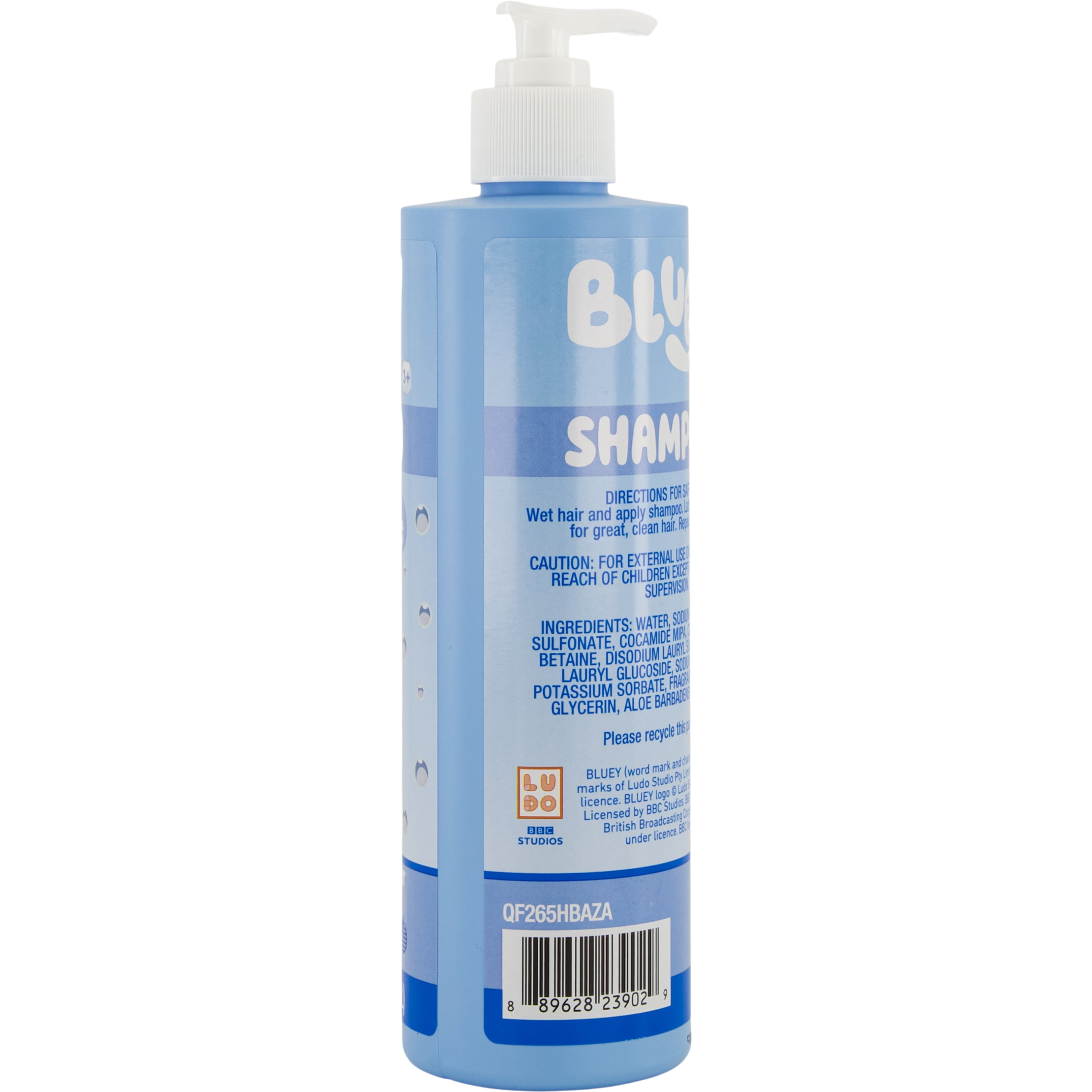 Bluey Shampoo, 16 oz, Light Fresh Blueberry Scent, Ages 3+