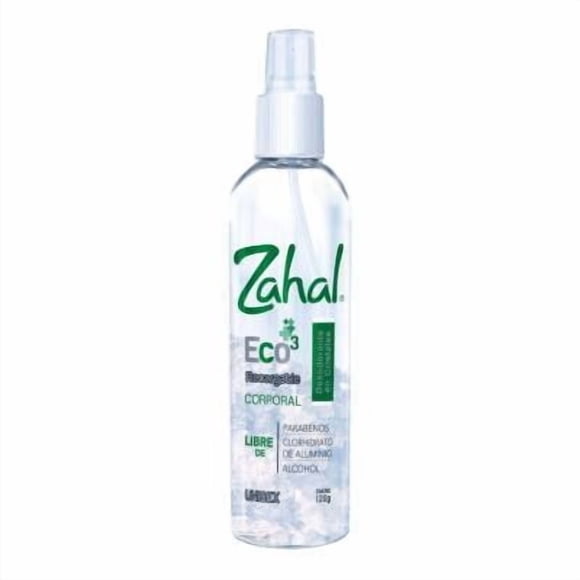 Desodorante corporal Zahal en cristales Eco3 recargable unisex 120 g