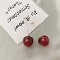 thumbnail image 4 of KAKOWELY Boucles d'Oreilles au Design de Cerises avec Gouttes d'Oreilles Rouges pour Toute Occasion合金材 Whether Whether Whether Rongfmy,2.17"X0.79"X0.39 Pouces, 4 of 4