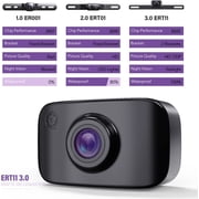 eRapta ERT11 Backup Camera, Rear View Reverse Camera for Car Truck Pickup SUV RV Van HD License Plate Front Rear Camera
