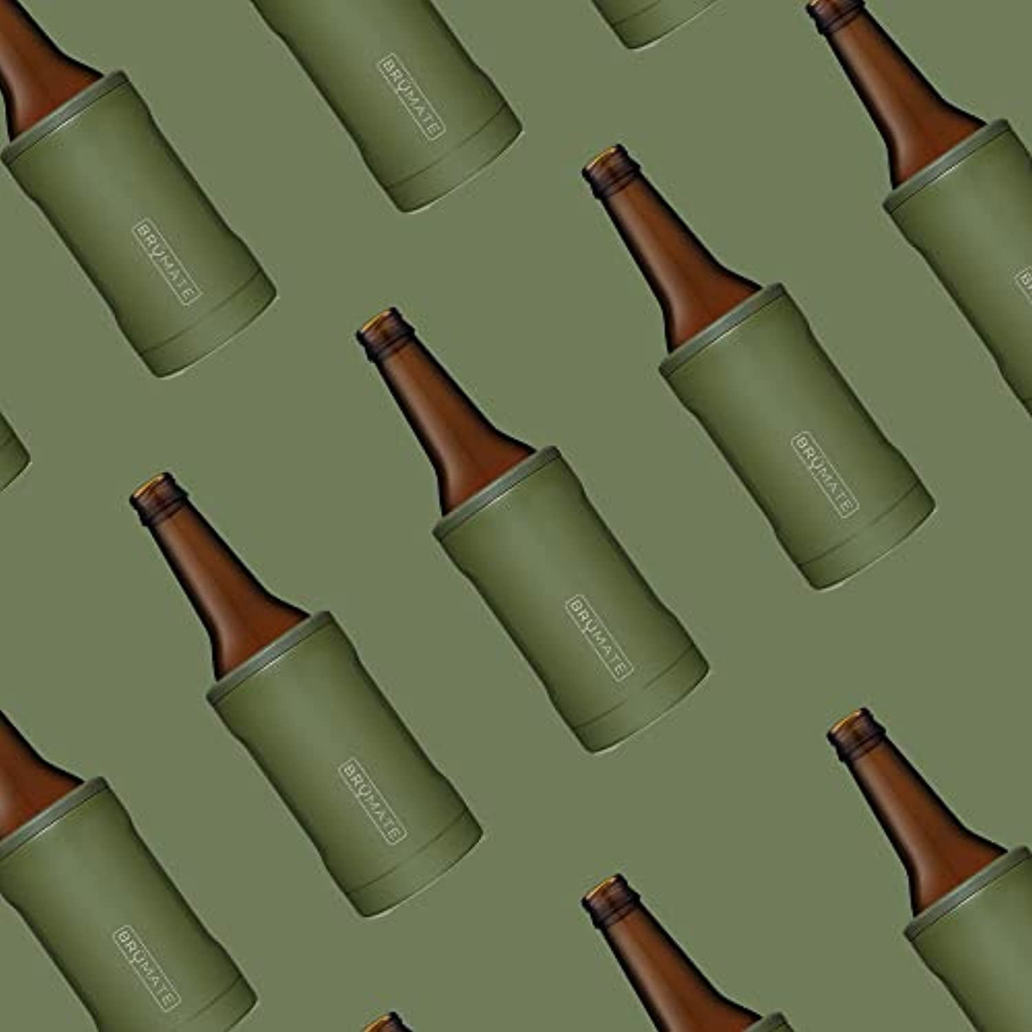 BrüMate Hopsulator Bott'l | Insulated Bottle Cooler | Matte Navy | 12oz Bottles