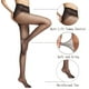 thumbnail image 3 of Medias transparentes para mujer, pantimedias de control, punteras reforzadas invisibles, negras o color piel, 3 of 6
