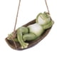 thumbnail image 2 of Frog Statues for Garden Outdoors Hanging Sleeping Frog Sculptures Swing Home Décor for your friends, parents, 2 of 5