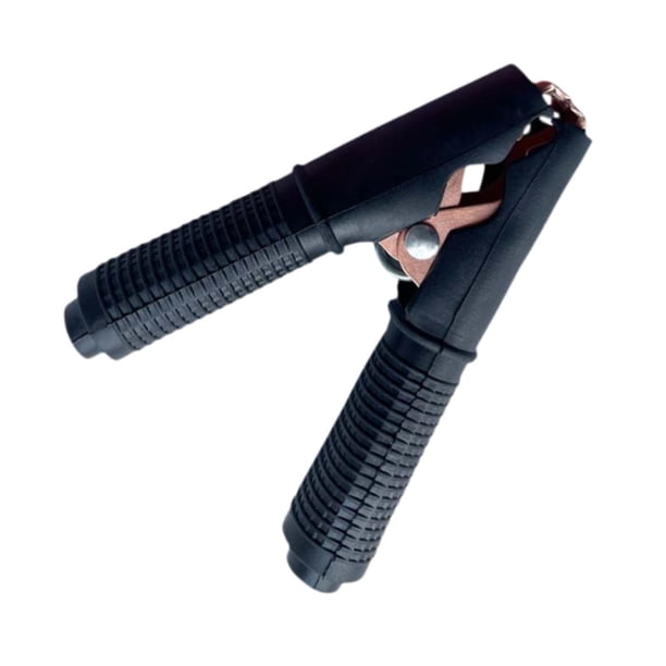Clip aislado de 100 A, fácil de usar, portátil, de metal, con resorte, puente de clip. Negro