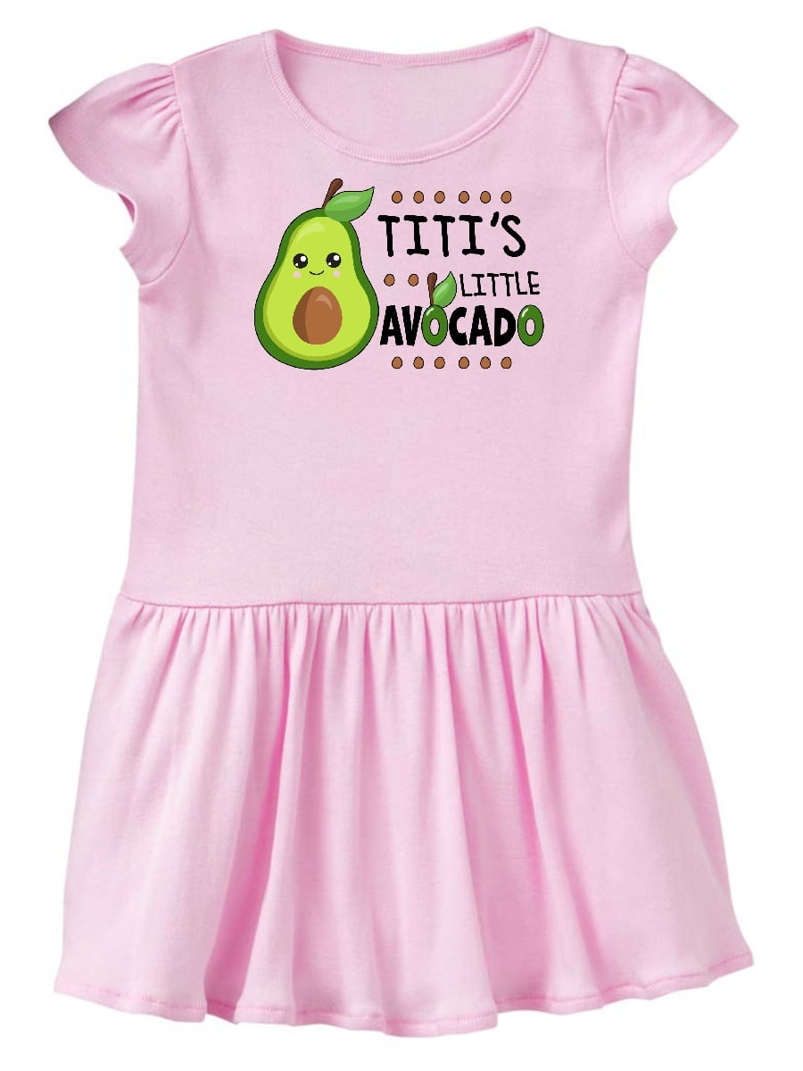 INKtastic Titi's Little Avocado with Cute Baby Avocado Infant Dress