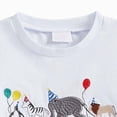 thumbnail image 5 of kaprioy Toddler Boy Clothes Toddler Kid Boy Casual Clothes 6 12 18 24 Months 2T 3T 4T 2Pcs Outfits Short Sleeve Letter birthday boy Embroidery T-Shirt and Gingham Plaid Elastic Shorts, 5 of 6