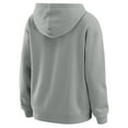 thumbnail image 5 of Women's WEAR by Erin Andrews Gray Detroit Lions Plus Size Waffle-Knit Long Sleeve Hooded Shirt & Pants Lounge Set, 5 of 7