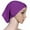 Purple, variant on Islamic Women's Ladies' Solid Color Head kerchief Headpiece Headscarf Coverchief