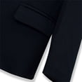 thumbnail image 6 of Girls Black Shawl Collar Blazer 100% Cotton, Formal Wedding Church Coat for Kids to Kids 2-12 Years,Size 9-10 T, 6 of 6