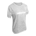 thumbnail image 4 of WTXUE T-Shirts Short Sleeve, Crew Neck Shirts for Women's Hot Stamping T Shirt Solid | Casual for Women Silver XXL, 4 of 4