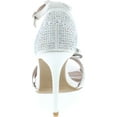 thumbnail image 4 of Forever Link Alina-64 Rhinestone Glitter TStrap Bow Detail Formal Heel, 4 of 7