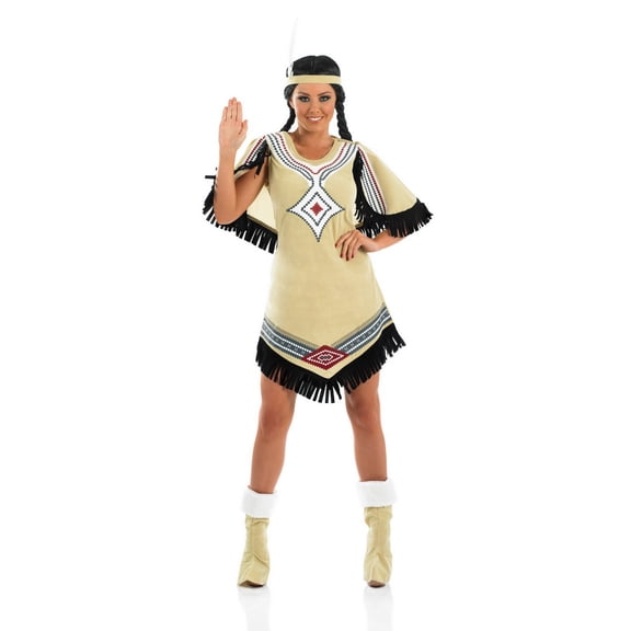 Fun Shack Womens Indigenous Cape Dress Costume Halloween Large