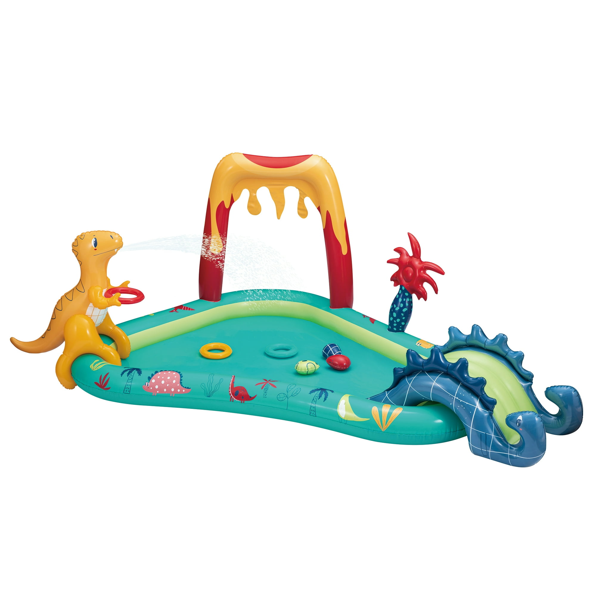 Bluescape Dino Play Center, Inflatable Pool Game & Toys, Age 2 & up, Unisex