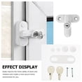 thumbnail image 2 of KONTONTY Awning Window Lock White Alloy Practical Design For Homeowners Use, 2 of 8