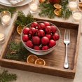 thumbnail image 6 of Neoargh 36 Pack 1.18‑Inch Hanging Christmas Baubles Set, Plastic Ornaments for Xmas Tree Decor, Red, 6 of 6