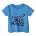 thumbnail image 1 of COM1950s Crop Top pour Enfants, T-Shirt Décontracté Ample à Manches Courtes Col Rond Confortable pour Adultes, 1 of 6