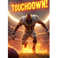 thumbnail image 4 of Football Themed Glowing Touchdown Banner Backdrop Background for Sports Events Tailgating Parties Fan Gatherings Decorations, 4 of 8