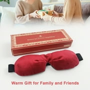 Aroma Season Microwaveable Eye Mask for Dry Eyes, Hot and Cold Compress to Relieve Eye Strain, Natural Treatments for Stye, Belpharitis, MGD