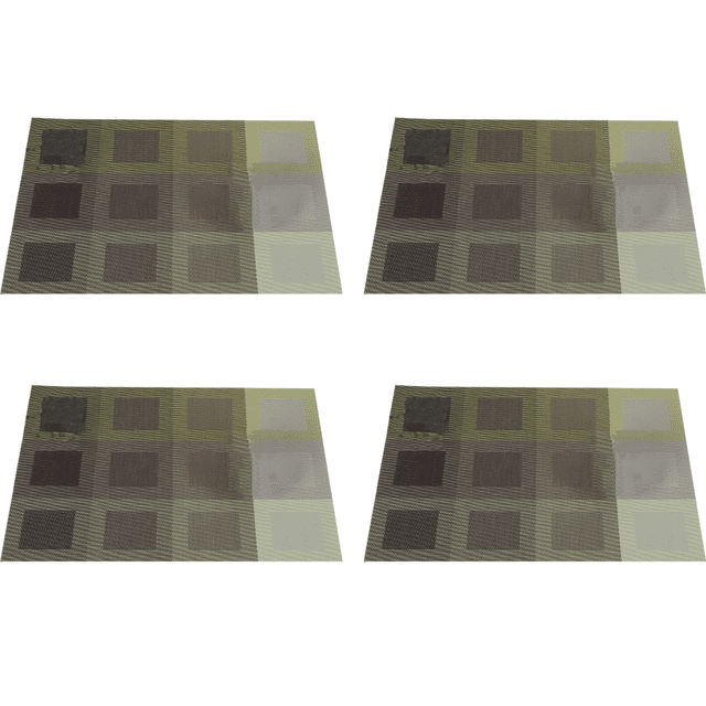 Manteles individuales resistentes al calor para mesa de comedor, manteles individuales antideslizantes de lino y algodón para decoración de mesa de cocina, banquete navideño