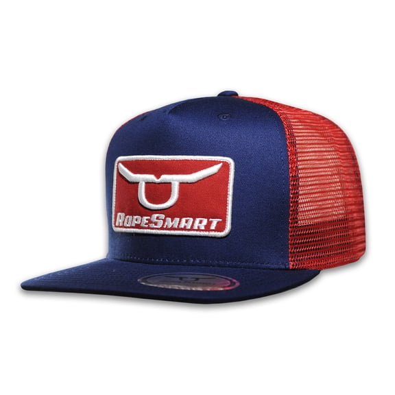 RopeSmart Red & Navy Patch Snapback