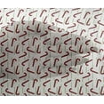 thumbnail image 4 of oneOone Viscose Chiffon White Fabric Merry Christmas Craft Projects Decor Fabric Printed By The Yard 42 Inch Wide-8BA, 4 of 4