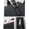 thumbnail image 3 of JUYGO Women Fashion Handbag PU Leather Tote Shoulder Bag Top Handle Satchel 4pcs Purse Set, 3 of 6