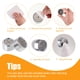 thumbnail image 3 of Injueey Ganchos autoadhesivos para paños de cocina, fáciles de instalar, 6 piezas, para colgar sin esfuerzo, Simple y elegante Juegos de accesorios de baño, 3 of 6