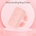 thumbnail image 4 of Scrolling Ring Clicker, Smart Remote Control App Page Turner Video Recording Selfie Button  for Filming Black,Pink,Ivory White, 4 of 7