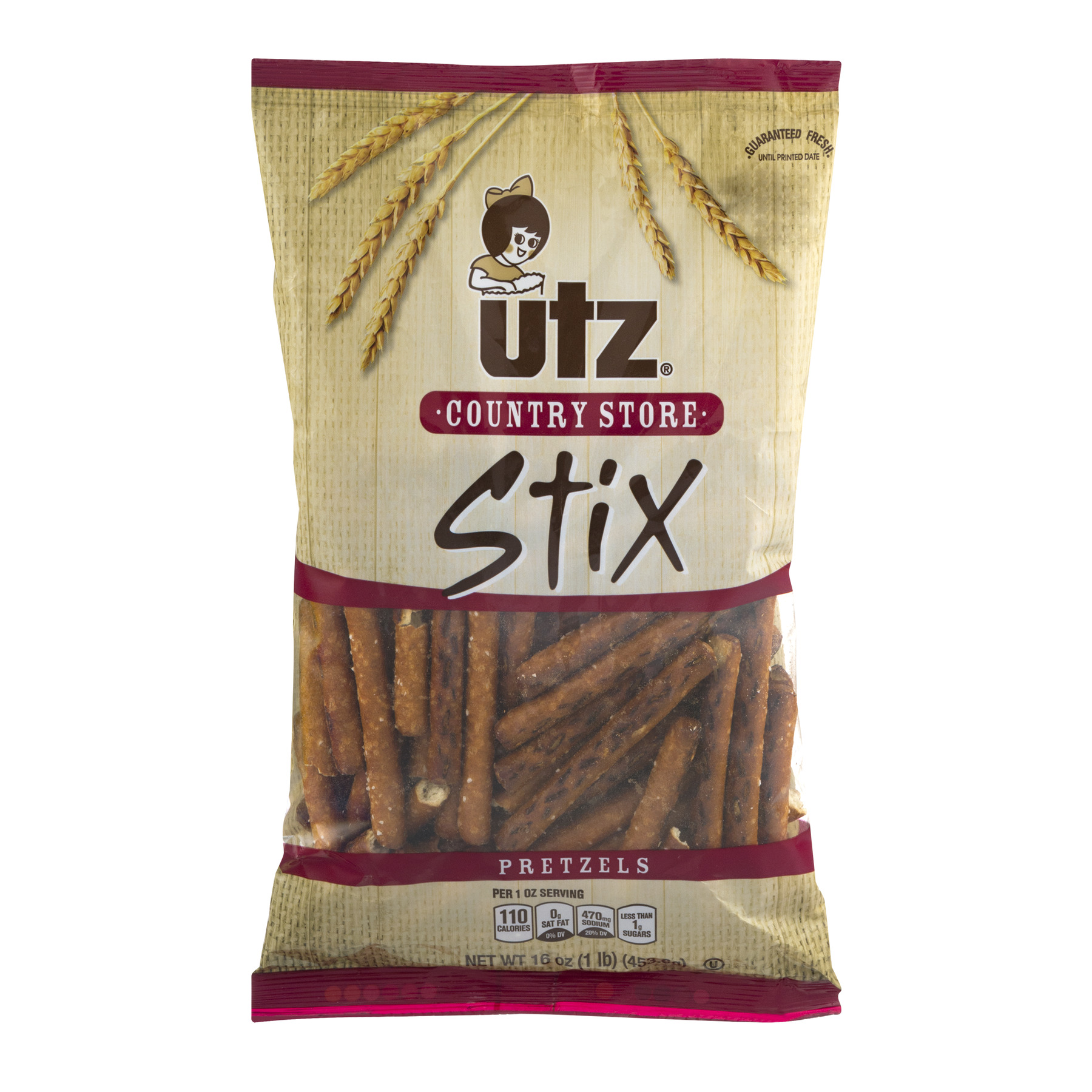 Utz Stix Pretzels, 16 Oz.
