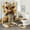 Yellow, variant on 4PCS Cute Highland Cow Shower Curtain Sets, Farmhouse Rustic Cattle Sunflower Western Waterproof Bathroom Accessories with Non-Slip Rugs, Toilet Lid Cover Bath Mat and 12 Hooks, Home Decor 72" x 72"