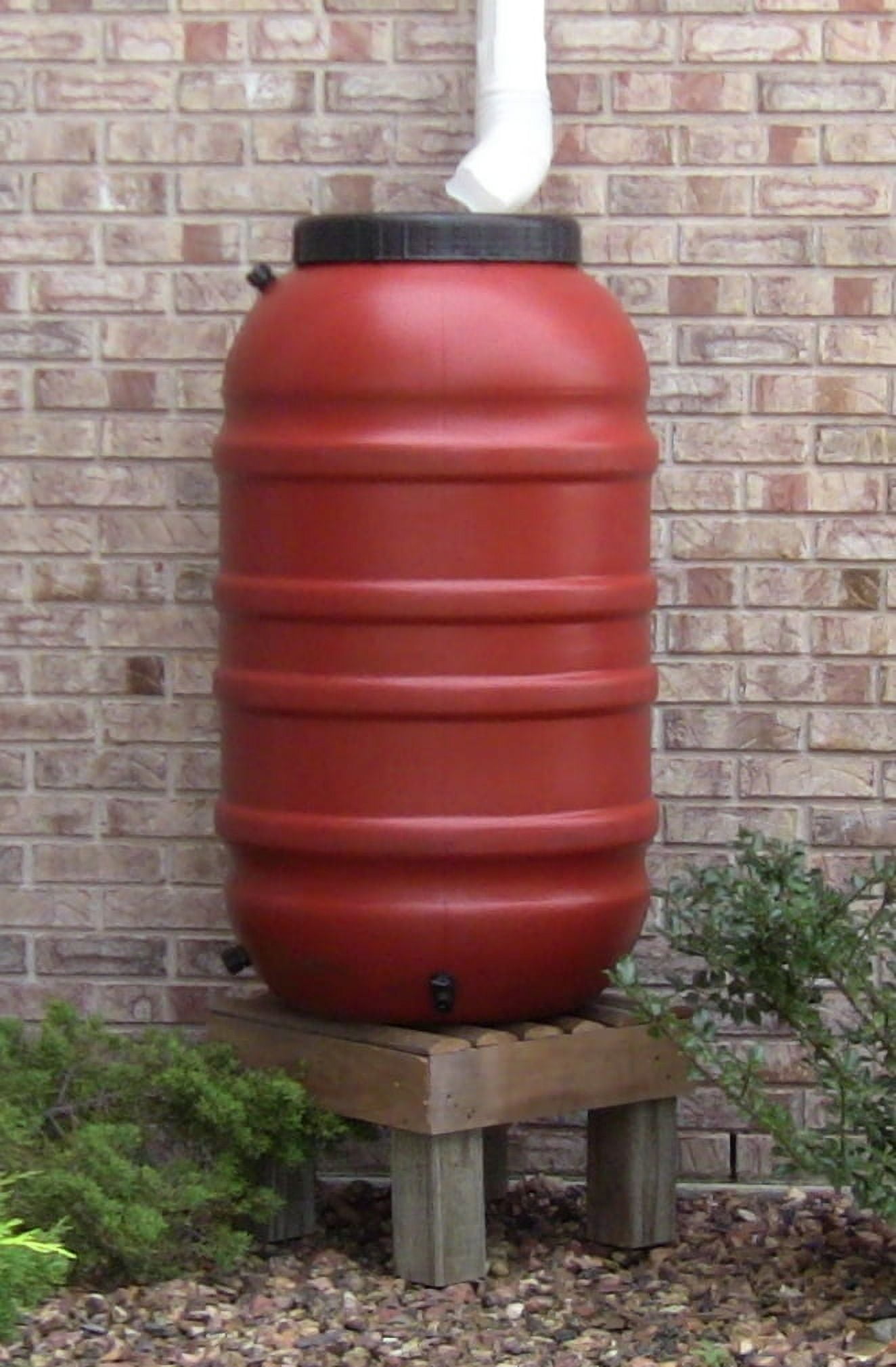 55 Gallon Terra Cotta Rain Barrel