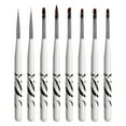 thumbnail image 4 of Set de 10 Pinceles para Unas de Gel Sunnimix Herramienta Esencial para Manicura Profesional Blanco 3 piezas, 4 of 6