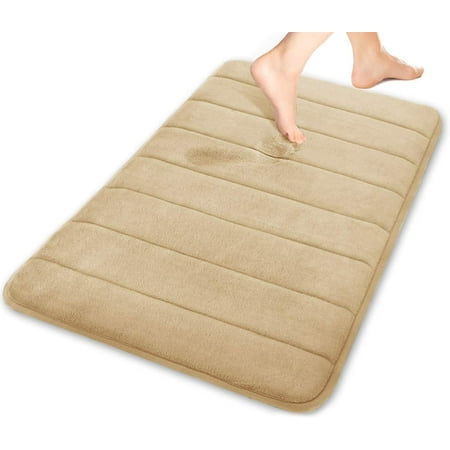 Memory foam bath mat 1 piece beige | Walmart Canada