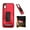 Red, variant on For Cloud Mobile C8/ Stratus C8 Case, Shockproof 360-Degree Rotating Belt Clip Kickstand Case Cover (Black)