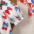 thumbnail image 6 of Gvdentm 3-6 Month Girl Clothes 4th Of July Baby Girl Outfits My First Fourth Of July Onesie Usa Bubble Romper Dress Smocked Outfit(White,6-12 Months), 6 of 9