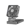 thumbnail image 3 of Ventilador de refrigeración para vehículos Ventiladores para vehículos Ventilador de escritorio Potente circulador de aire eléctrico y solar para Cabezal único negro, 3 of 8