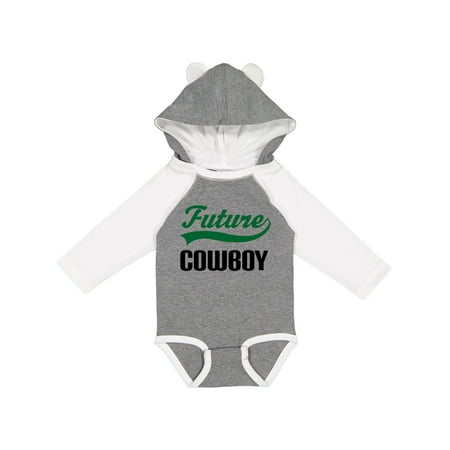 

Inktastic Future Cowboy Gift Baby Boy Long Sleeve Bodysuit