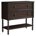 thumbnail image 1 of Pemberly Row Commode d'Appoint Moderne en MDF et Bois Massif, Brun Marocain, 1 of 11