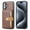 Coffee, variant on Design for iPhone 17 Case Luxury Faux Leather Case Magnetic Buckle Wallet Stand Function Card Case, Slim Fit Design, Retro Business Style Phone Case for iPhone 17 - Green