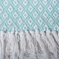 thumbnail image 3 of DII Mini Diamond Cotton 50x60-Inch Throw Blanket, Aqua, 3 of 4