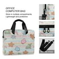 thumbnail image 4 of 16" Laptop Briefcase for Work Travel Laptop Shoulder Bag Carrying Handbag Laptop Case Pastel Christmas-themed, 4 of 8