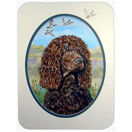 

Irish Water Spaniel Glass Cutting Board - Large 15 x 12 in.