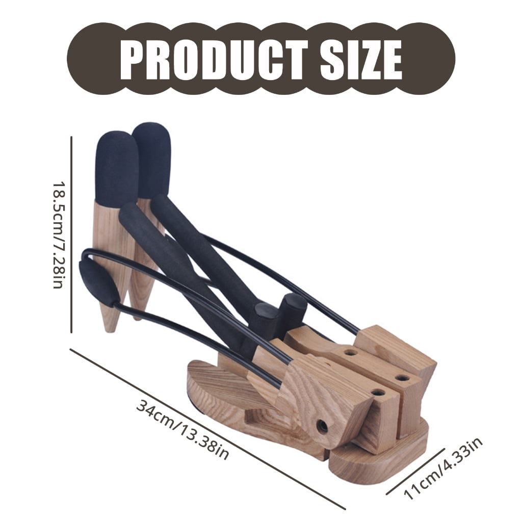 Wood Ukulele Stand Small Guitar Floor Stand for Ukulele, Violin, Mandolin
