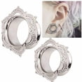 thumbnail image 4 of 1Pc Unisexe Lotus Fleur Bouchon d'Oreille Double Éruption Extenseur Piercing Bijoux, 4 of 8